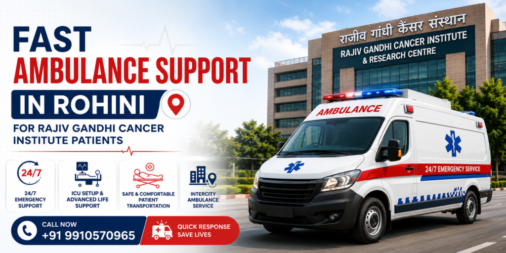 Fast Ambulance Service in Rohini